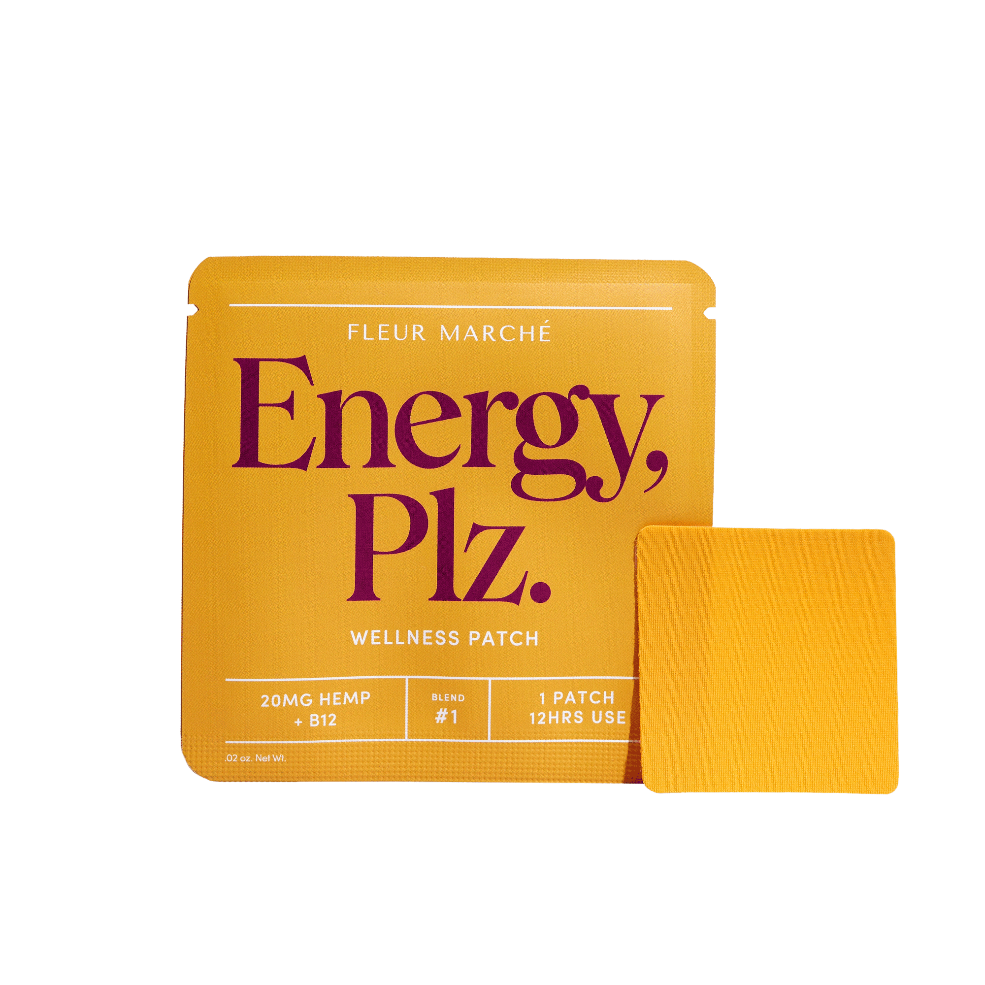 Energy Plz. sleeve with patch