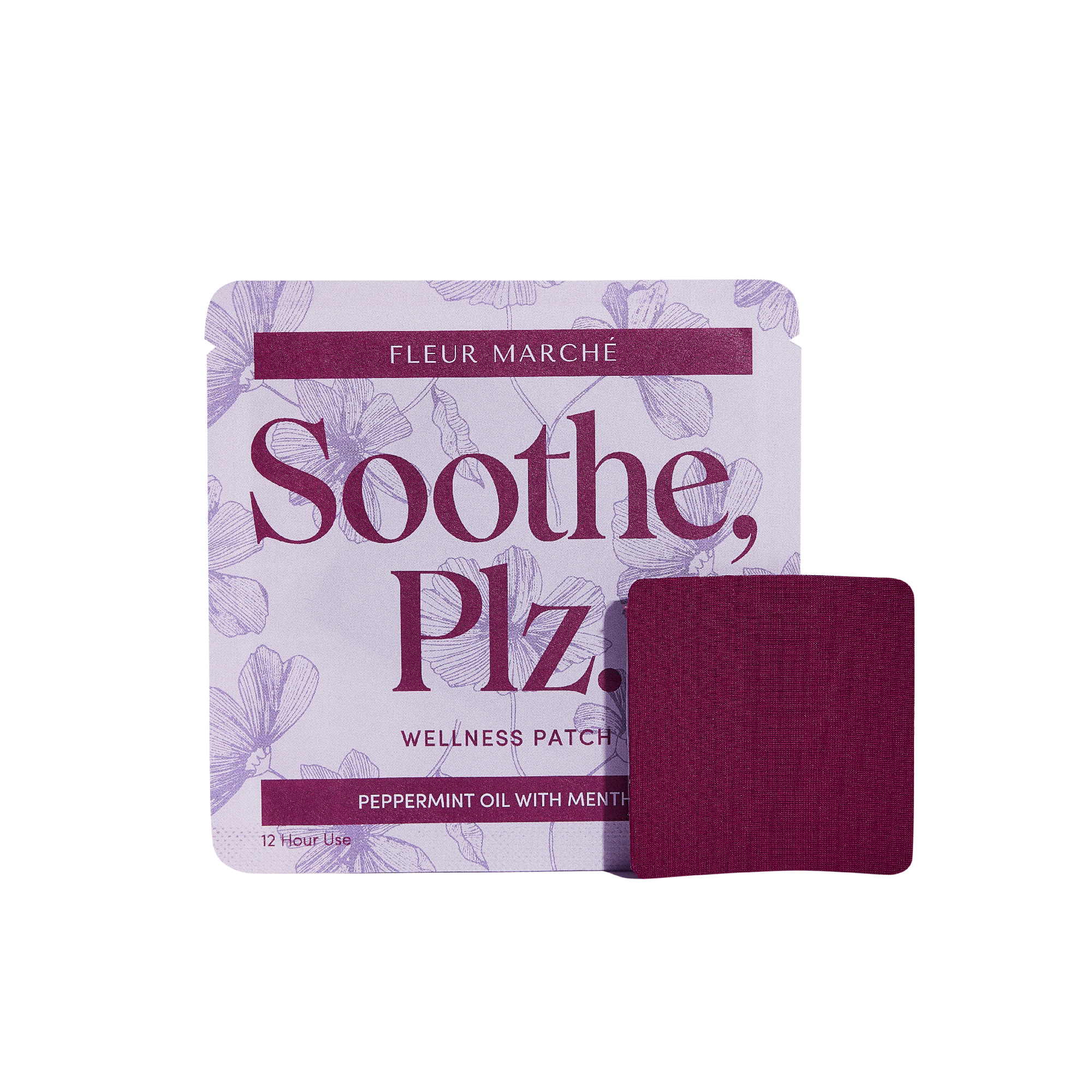 Soothe Plz. patch and sleeve